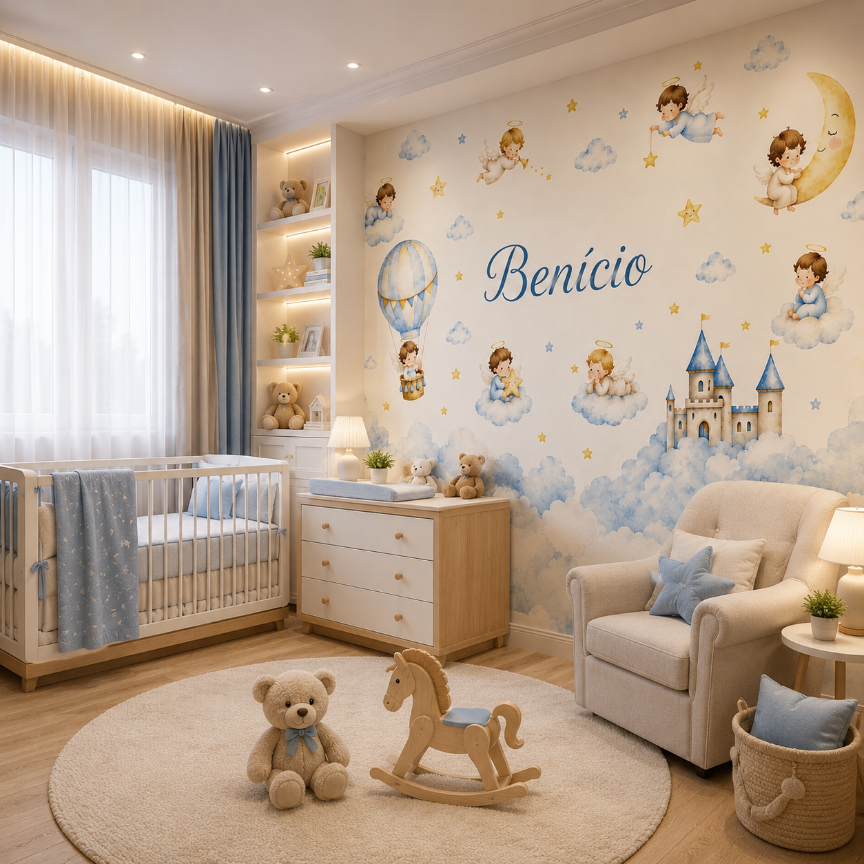 Dreamy Angel Sky Kids Wallpaper thumb 3