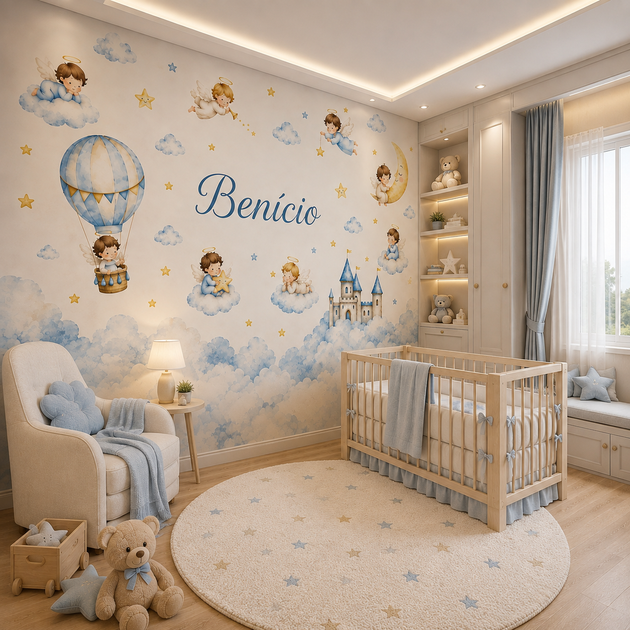 Dreamy Angel Sky Kids Wallpaper thumb 4