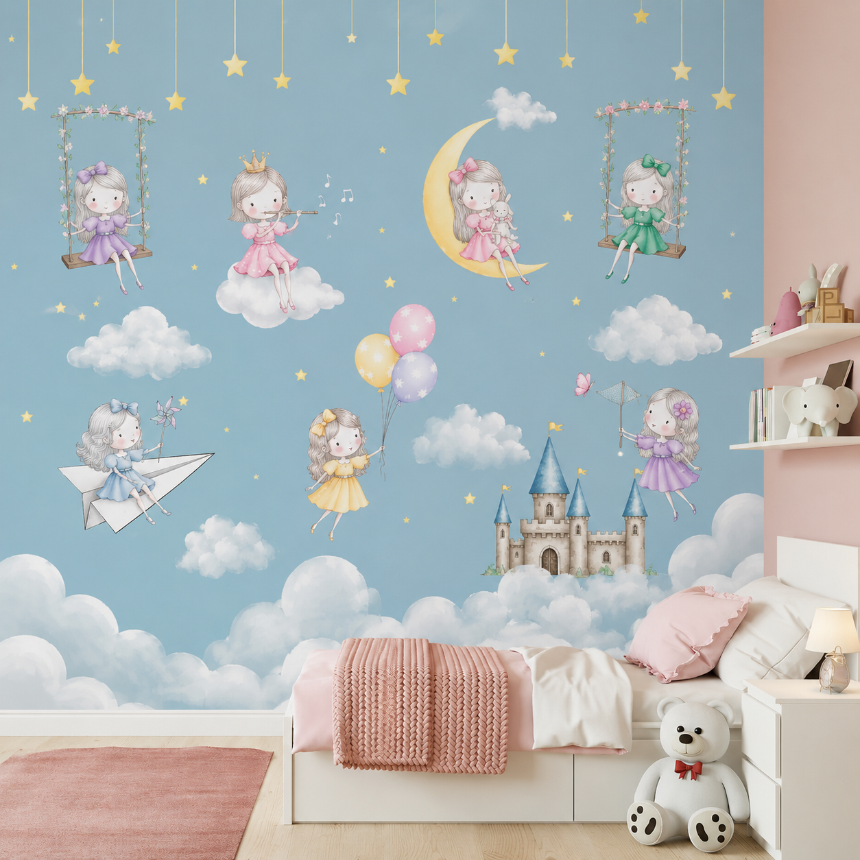 Magical Fairy Sky Kids Wallpaper thumb 3