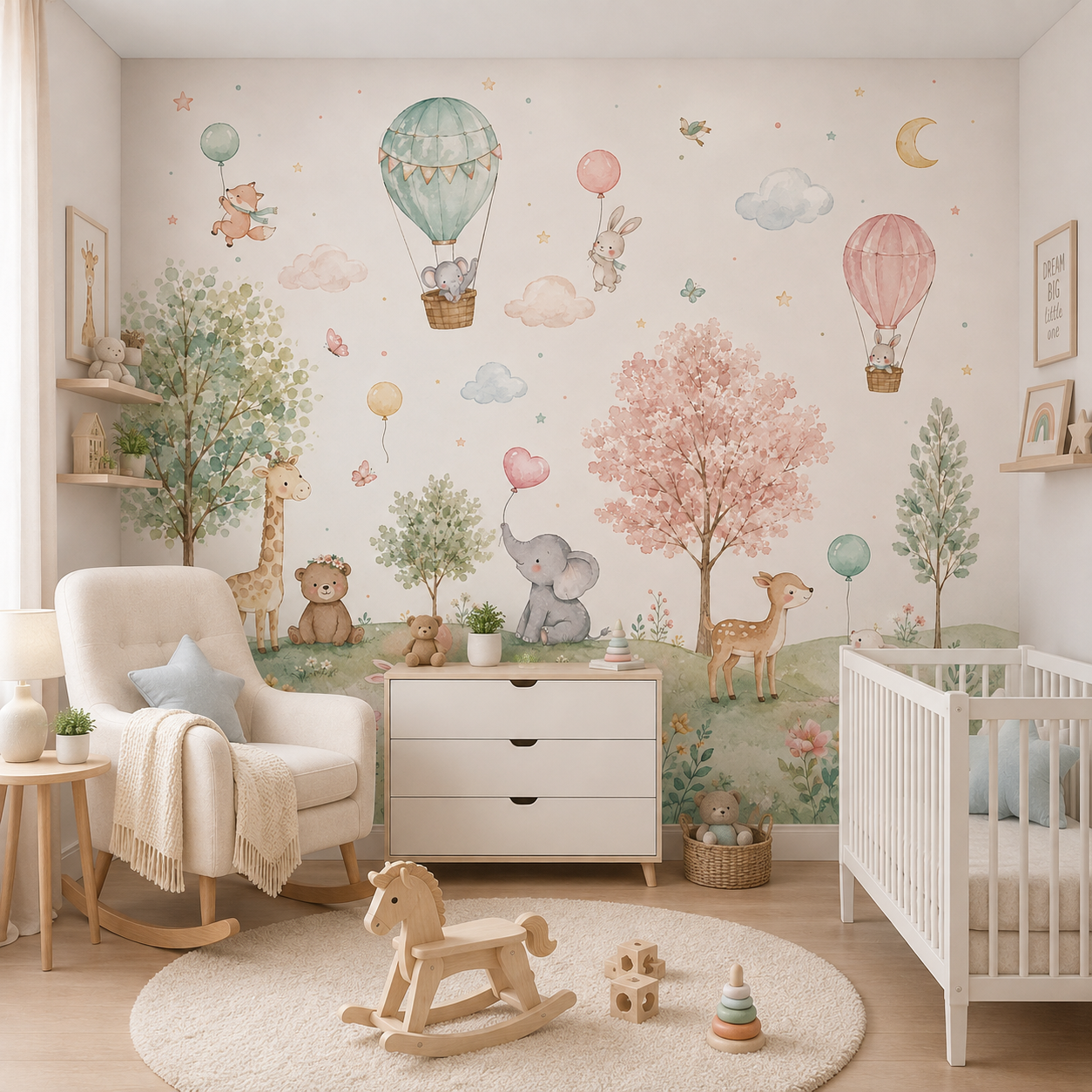 Whimsical Woodland Adventure Kids Wallpaper thumb 3