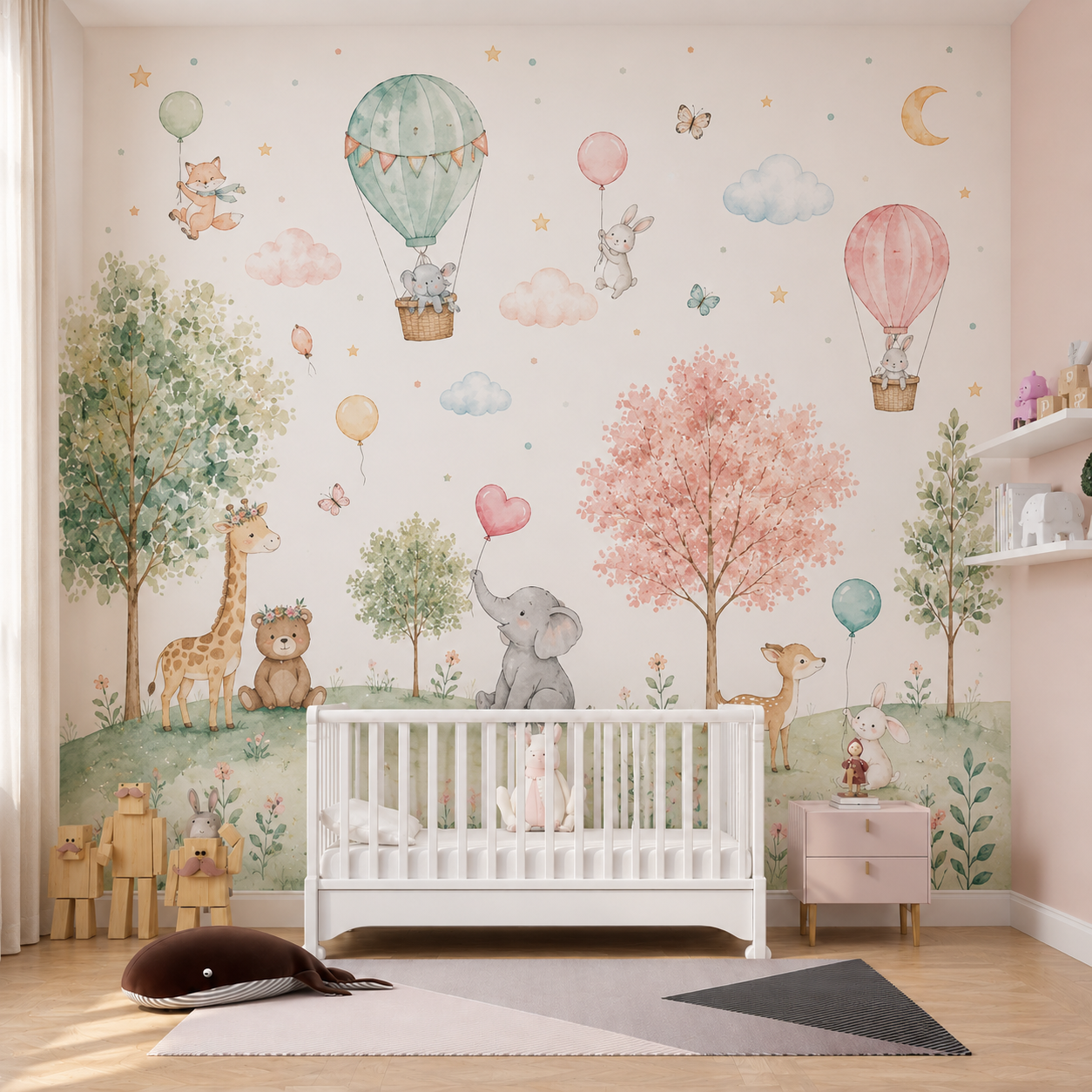 Whimsical Woodland Adventure Kids Wallpaper thumb 4