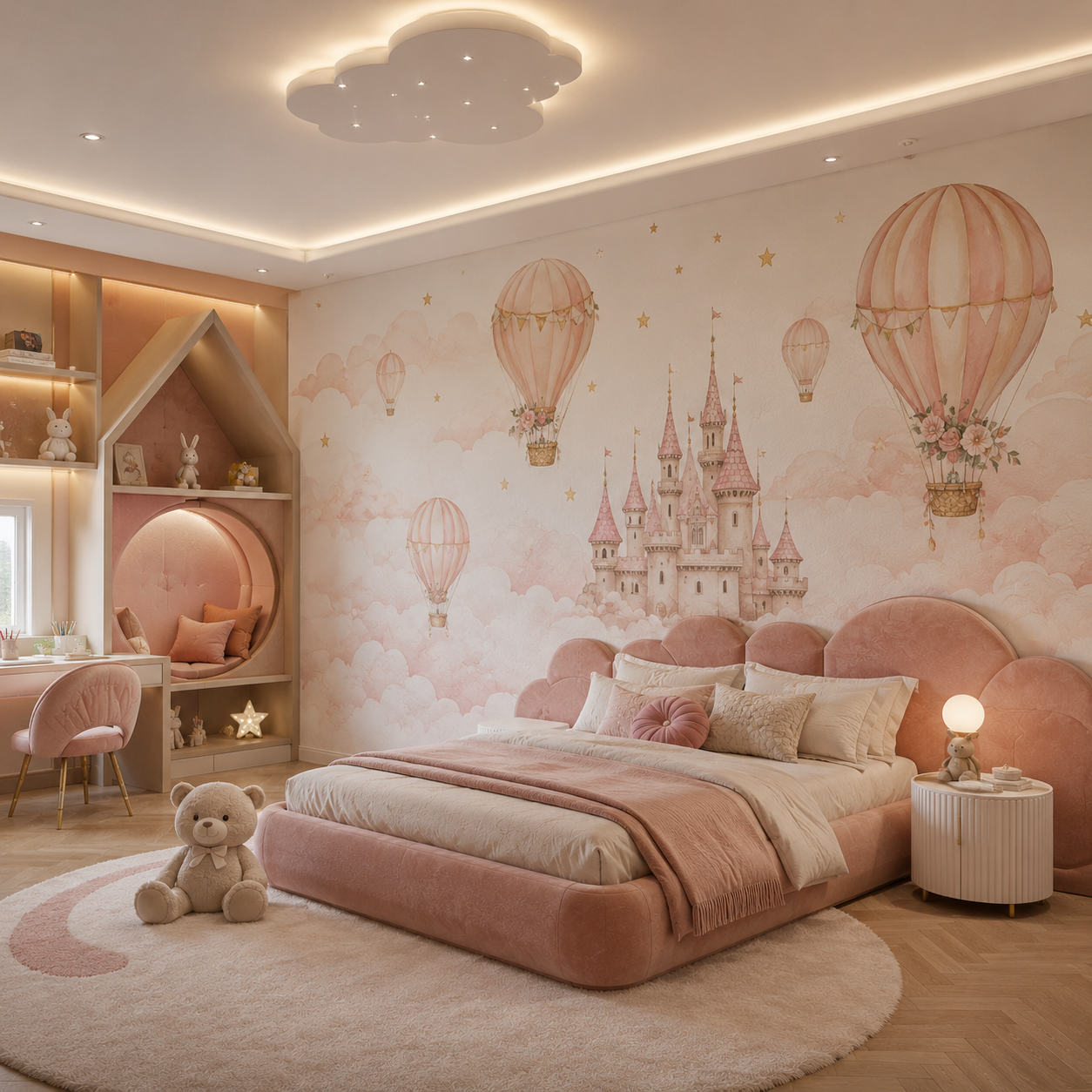 Enchanted Blossom & Butterfly Kids Wallpaper thumb 3