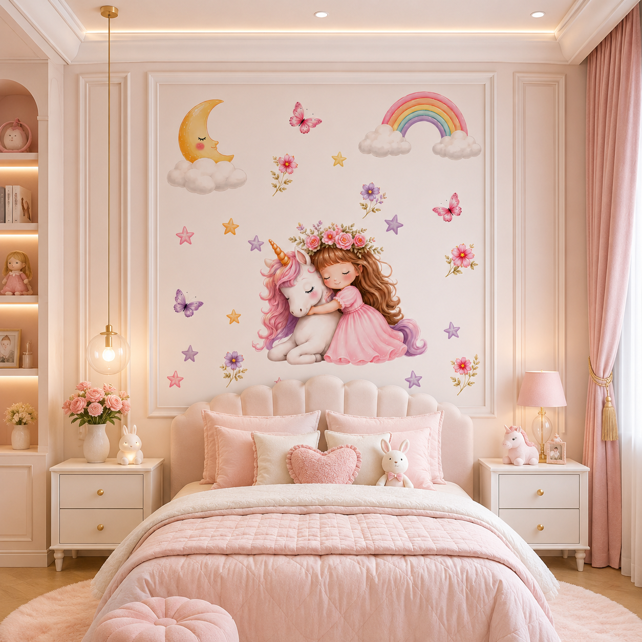 Dreamy Unicorn Princess Kids Wallpaper thumb 4